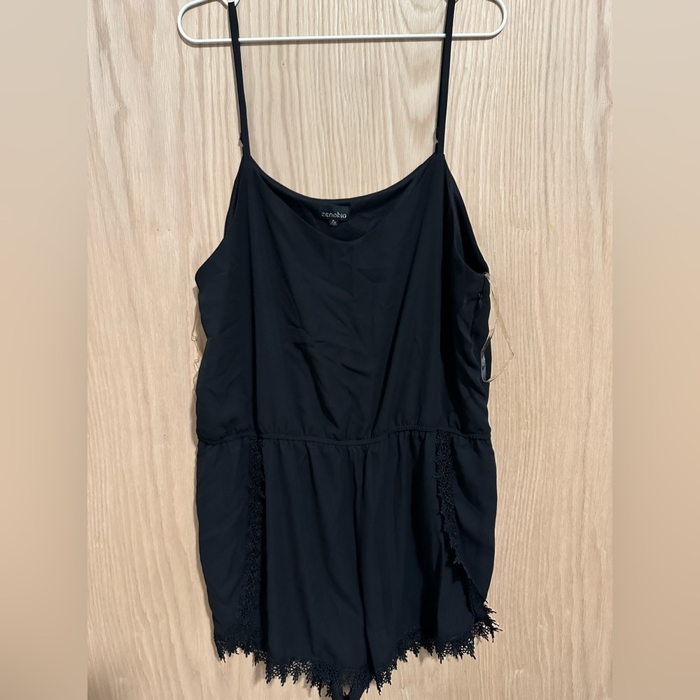 Beautiful romper with lace bottom